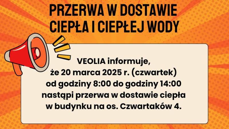 BRAK CIEPŁA os. Czwartaków 4