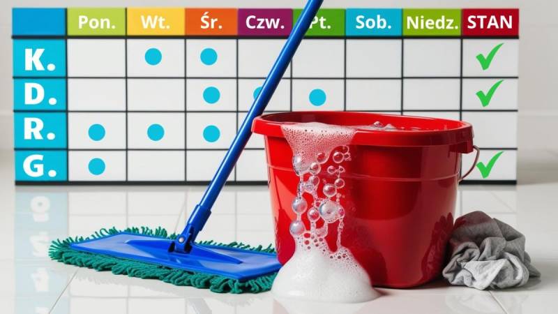 HARMONOGRAM  SPRZĄTANIA KLATEK SCHODOWYCH