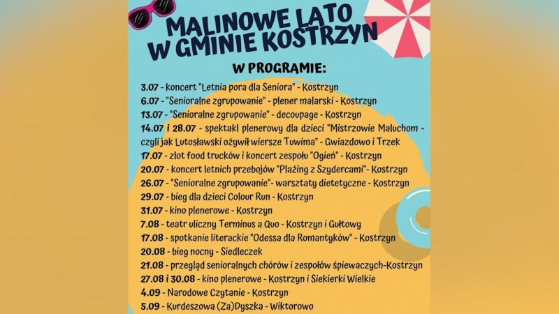 Malinowe Lato w Gminie Kostrzyn