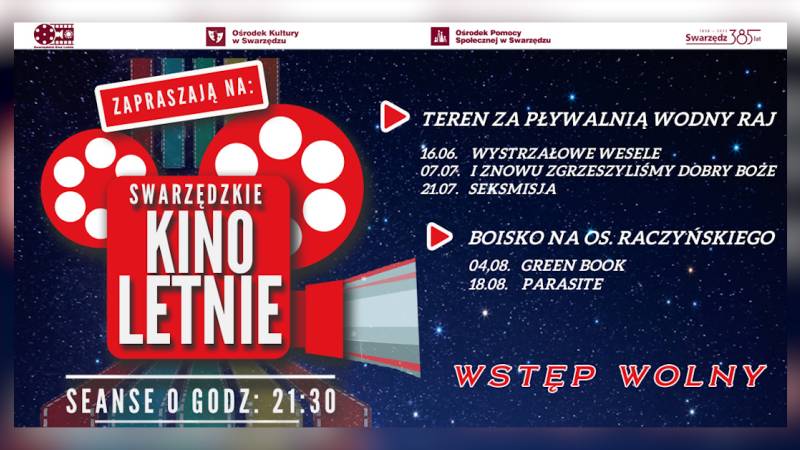 KINO PLENEROWE - ZAPRASZAMY